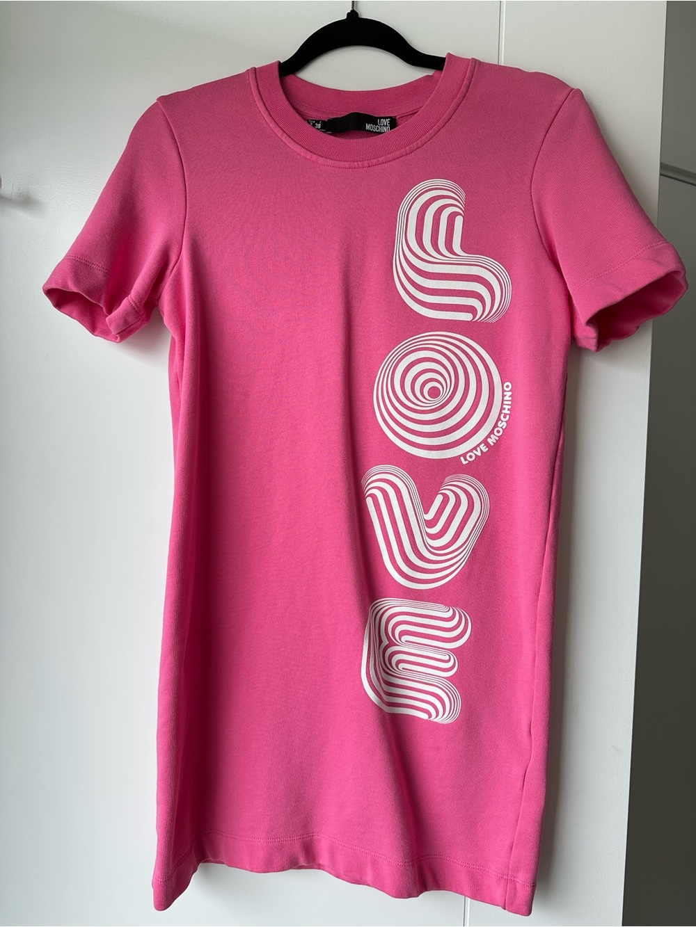 Moschino Bright Pink T-shirt dress
